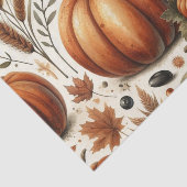 Pumpkin Wasserfarbe Herbstmuster für Herbst Seidenpapier (Ausschnitt)