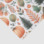 Pumpkin Wasserfarbe Herbstmuster für Herbst Seidenpapier (Ausschnitt)