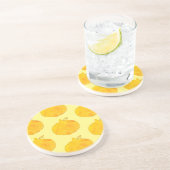 Pumpkin Wasserfarben-Mustermalerei Getränkeuntersetzer (Seite)