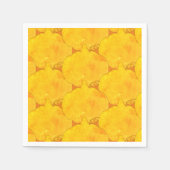 Pumpkin Wasserfarben-Mustermalerei Serviette (Vorderseite)