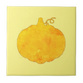Pumpkin Wasserfarbenmalerei Fliese (Vorderseite)