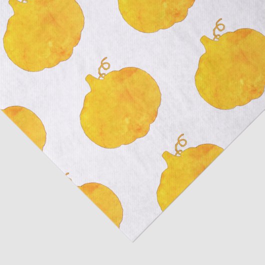 Pumpkin Wasserfarbenmalerei Seidenpapier (Detail)