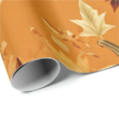 Pumpkin Wasserfarbfall & Herbst Erntedank Geschenkpapier (Rolleneckpunkt)