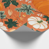 Pumpkin Wasserfarbfall & Herbst Erntedank Geschenkpapier (Ecke)