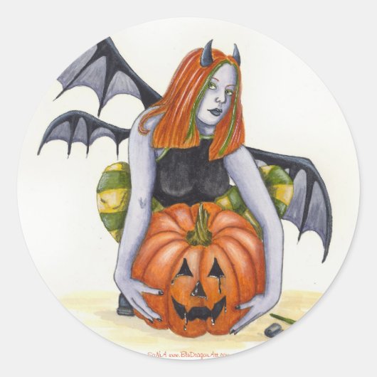 Pumpkin Watcher Sticker (Vorderseite)