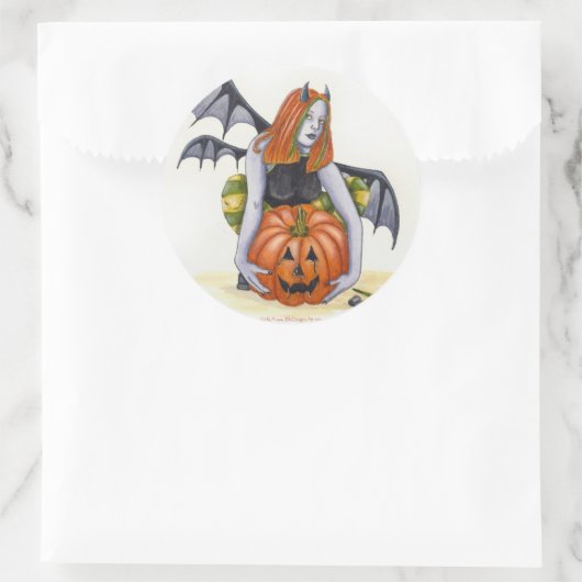Pumpkin Watcher Sticker (Tasche)