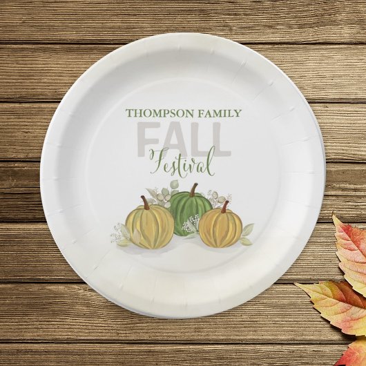 Pumpkin Watercolor Museo Cantonale d'Arte Pappteller