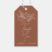 Pumpkin Wedding Geschenkanhänger (Vorderseite)