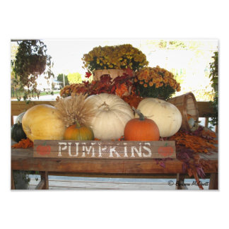 Pumpkin Welcome Print Fotodruck