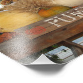Pumpkin Welcome Print Fotodruck (Ecke)