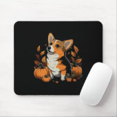 Pumpkin Welsh Corgi Kostüm auf Walisisch Corgi Hal Mousepad (Mit Mouse)