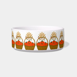 🎃 **Pumpkin & Wheat Dog/Cat Bowl Napf