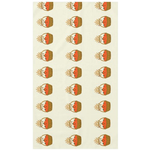 🍂 **Pumpkin & Wheat Tablecloth Tischdecke (Vorderseite)