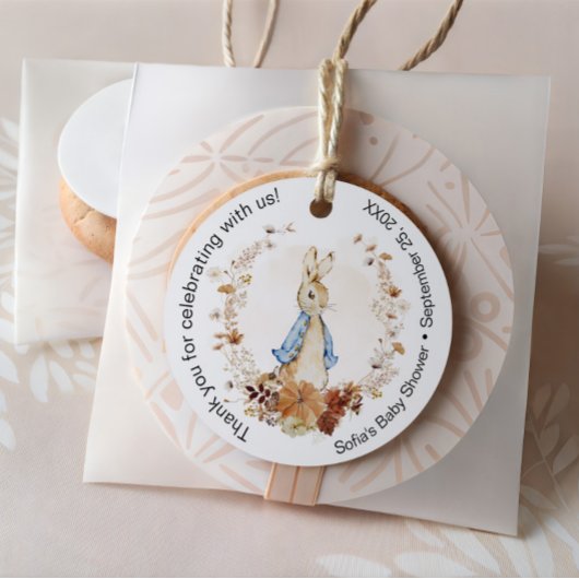 Pumpkin Whimsical Peter Rabbit Geschenkanhänger