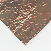 Pumpkin White Gold Metallic Elegante Fall Country Fleecedecke (Ecke)