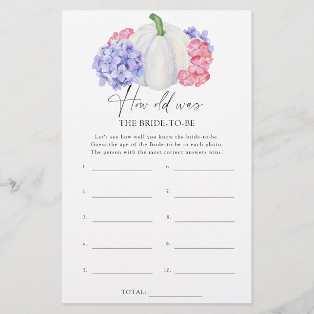 Pumpkin - Wie alt war die Braut, um Spiel zu werde (Vorderseite)