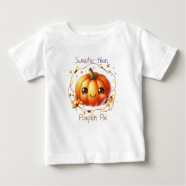 Pumpkin Wildblume Fall Wasserfarbe Geburtstag Baby T-shirt