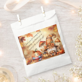 Pumpkin Wildblume Fall Wasserfarbe Geburtstag Geschenktütchen