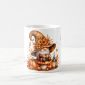 Pumpkin Wildblume Fall Wasserfarbe Geburtstag Kaffeetasse (Mittel)