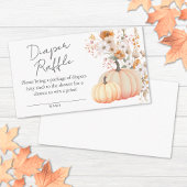 Pumpkin Wildblume Kinderduschmaschine Windelwanne Begleitkarte