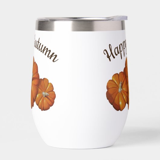 Pumpkin Wine Tumbler (Links)