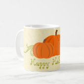 Pumpkin Wirbel Halloween Tasse (Vorderseite Links)