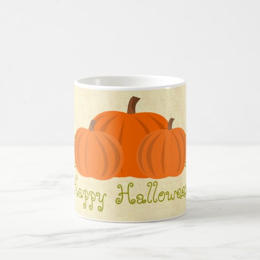 Pumpkin Wirbel Halloween Tasse (Mittel)