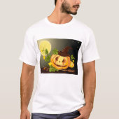 Pumpkin Witch Mens T - Shirt (Vorderseite)