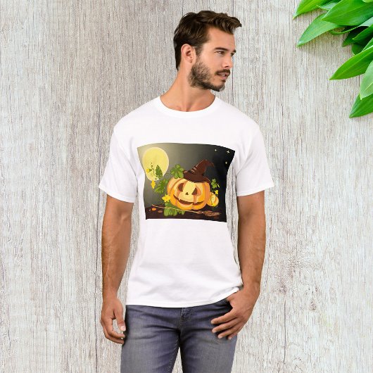 Pumpkin Witch Mens T - Shirt
