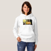Pumpkin Witch Womens Hoodie (Vorne ganz)