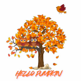 Pumpkin Women's Basic Fall T - Shirt