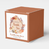 Pumpkin Woodland Terracotta Kinderdusche Vielen Da Geschenkschachtel (Vorderseite)