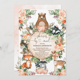 Pumpkin Woodland Wildtierdusche per Mail Einladung