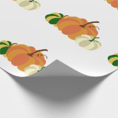 Pumpkin wrapping paper geschenkpapier (Ecke)
