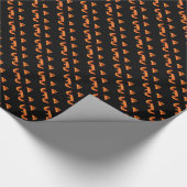 Pumpkin Wrapping Paper Jack-O-Lantern Geschenkpapi Geschenkpapier (Ecke)
