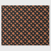 Pumpkin Wrapping Paper Jack-O-Lantern Geschenkpapi Geschenkpapier (Flach)