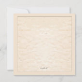 Pumpkin Wreath Einladung (Rückseite)