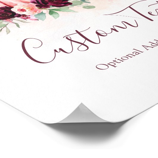 Pumpkin-Zeichen Poster (Ecke)