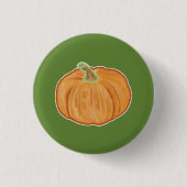 Pumpkin Zeichnend Button (Vorderseite)