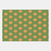 Pumpkin Zeichnend Geschenkpapier Set (Vorderseite 3)