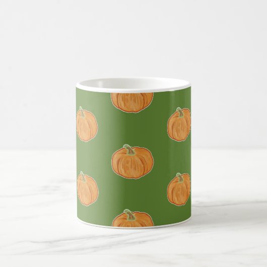 Pumpkin Zeichnend Kaffeetasse (Mittel)