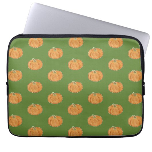Pumpkin Zeichnend Laptopschutzhülle (Vorderseite)