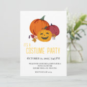 Pumpkin zu reden über Einladung (Stehend Vorderseite)