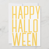 Pumpkin zu reden über Einladung (Rückseite)