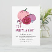 Pumpkin zu reden über Einladung (Stehend Vorderseite)