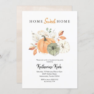 Pumpkin Zuhause Sweet Zuhause Housewarming Party Einladung