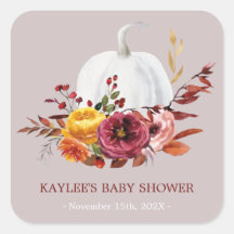 Pumpking Fall Baby Dusche bevorzugt
