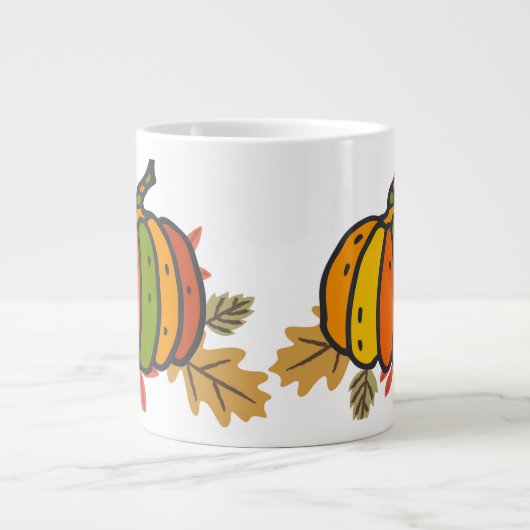 Pumpking Jumbo-Tasse (Vorderseite)