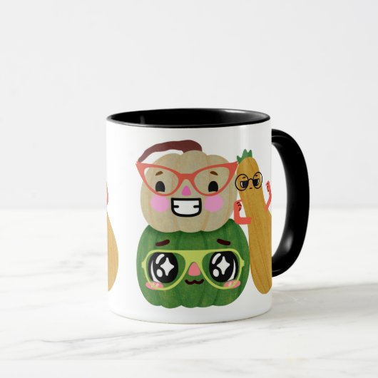 Pumpking Tasse (VorderseiteRechts)