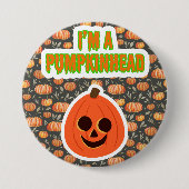 Pumpkinhead 3 w/Hintergrund Button (Vorderseite)